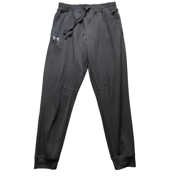 Under Armour Sportstyle Jogger Pants Black Loose Tricot Knit Gorpcore Size Large - Picture 1 of 7